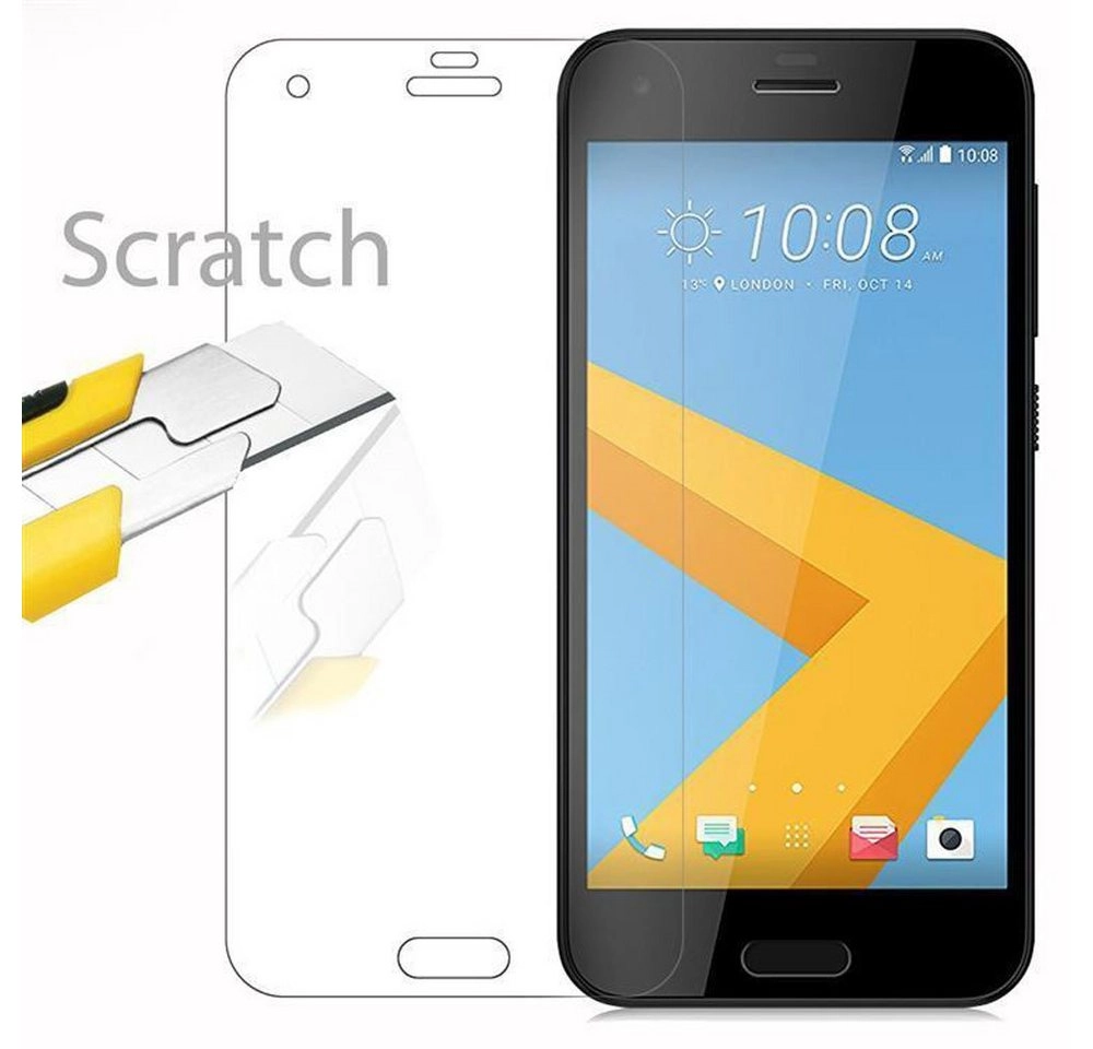 Cadorabo Panzer Folie für HTC ONE A9S Schutzfolie in KRISTALL KLAR Gehärtetes (Tempered) Display-Schutzglas in 9H Härte mit 3D Touch Kompatibilität
