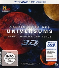Geheimnisse des Universums - Mars, Merkur und Venus - 3D + 2D Version (Blu-ray 3D)