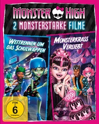 Monster High - Wettrennen um das Schulwappen & Monsterkrass verliebt (Blu-ray)