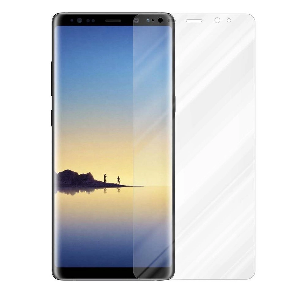 Cadorabo Panzer Folie für Samsung Galaxy NOTE 8 Schutzfolie in KRISTALL KLAR Gehärtetes (Tempered) Display-Schutzglas in 9H Härte mit 3D Touch Kompatibilität
