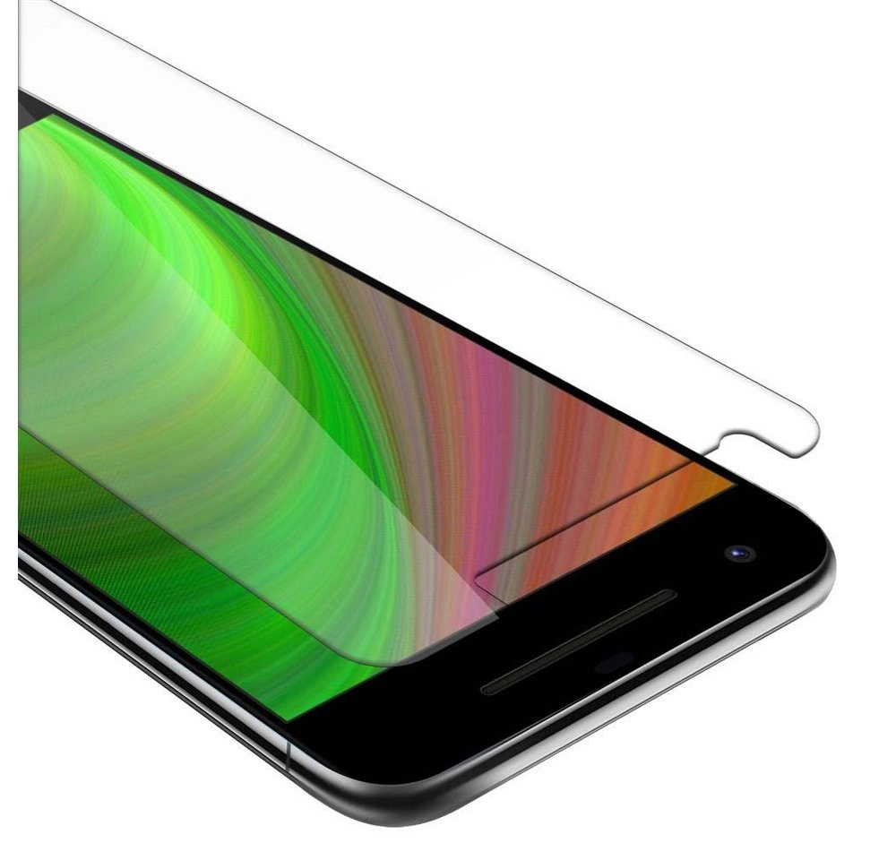 Cadorabo Panzer Folie für Google Pixel 2 Schutzfolie in KRISTALL KLAR Gehärtetes (Tempered) Display-Schutzglas in 9H Härte mit 3D Touch Kompatibilität