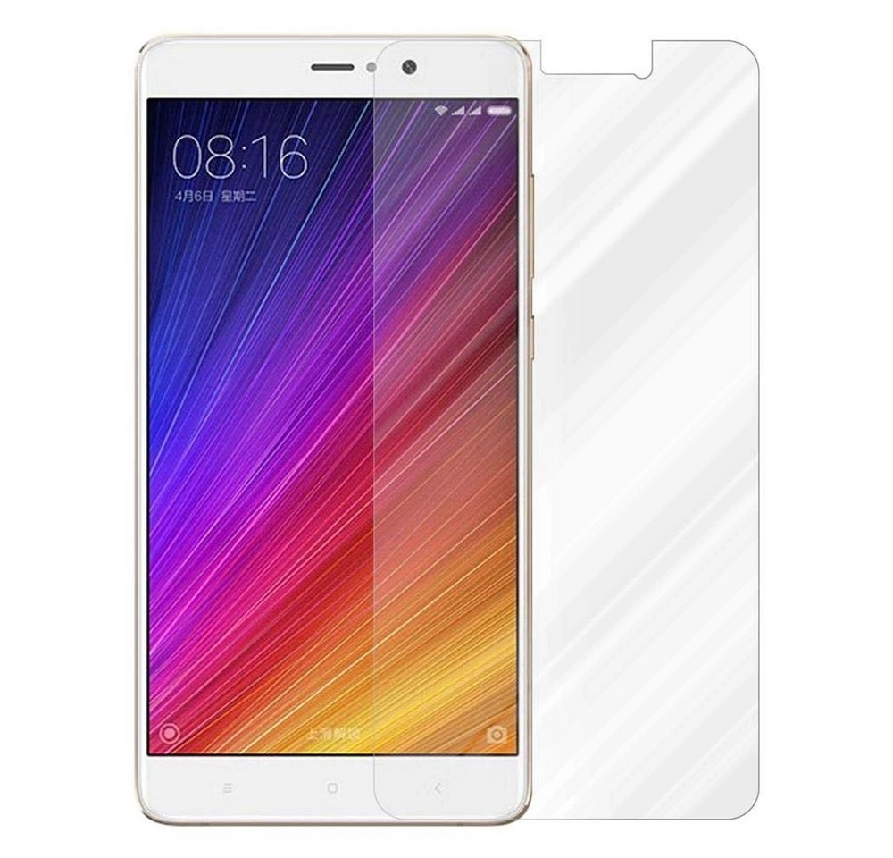Cadorabo Panzer Folie für Xiaomi Mi 5S PLUS Schutzfolie in KRISTALL KLAR Gehärtetes (Tempered) Display-Schutzglas in 9H Härte mit 3D Touch Kompatibilität