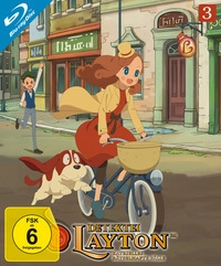 Detektei Layton - Rätselhafte Fälle - Volume 3 - Disc 1 - Episoden 21 - 25 (Blu-ray)