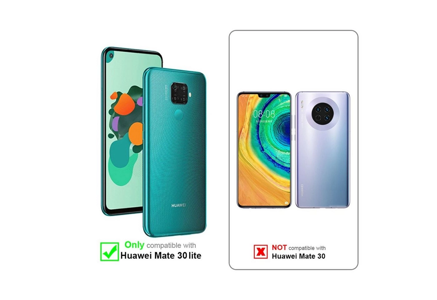 Cadorabo Vollbild Panzer Folie für Huawei MATE 9 LITE / Honor 6X Schutzfolie in TRANSPARENT mit SCHWARZ Gehärtetes (Tempered) Display-Schutzglas in 9H Härte mit 3D Touch Kompatibilität
