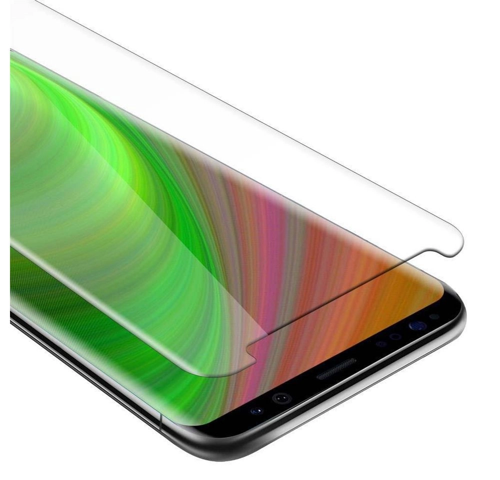 Cadorabo Panzer Folie für Samsung Galaxy S9 Schutzfolie in KRISTALL KLAR Gehärtetes (Tempered) Display-Schutzglas in 9H Härte mit 3D Touch Kompatibilität