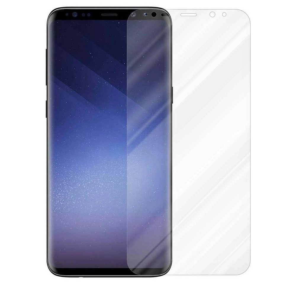Cadorabo Panzer Folie für Samsung Galaxy S9 Schutzfolie in KRISTALL KLAR Gehärtetes (Tempered) Display-Schutzglas in 9H Härte mit 3D Touch Kompatibilität