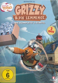 Grizzy & die Lemminge - Staffel 3 - Disc 1 - Episoden 1 - 26 (DVD)