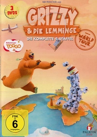 Grizzy & die Lemminge - Staffel 4 - Disc 1 - Episoden 1 - 26 (DVD)