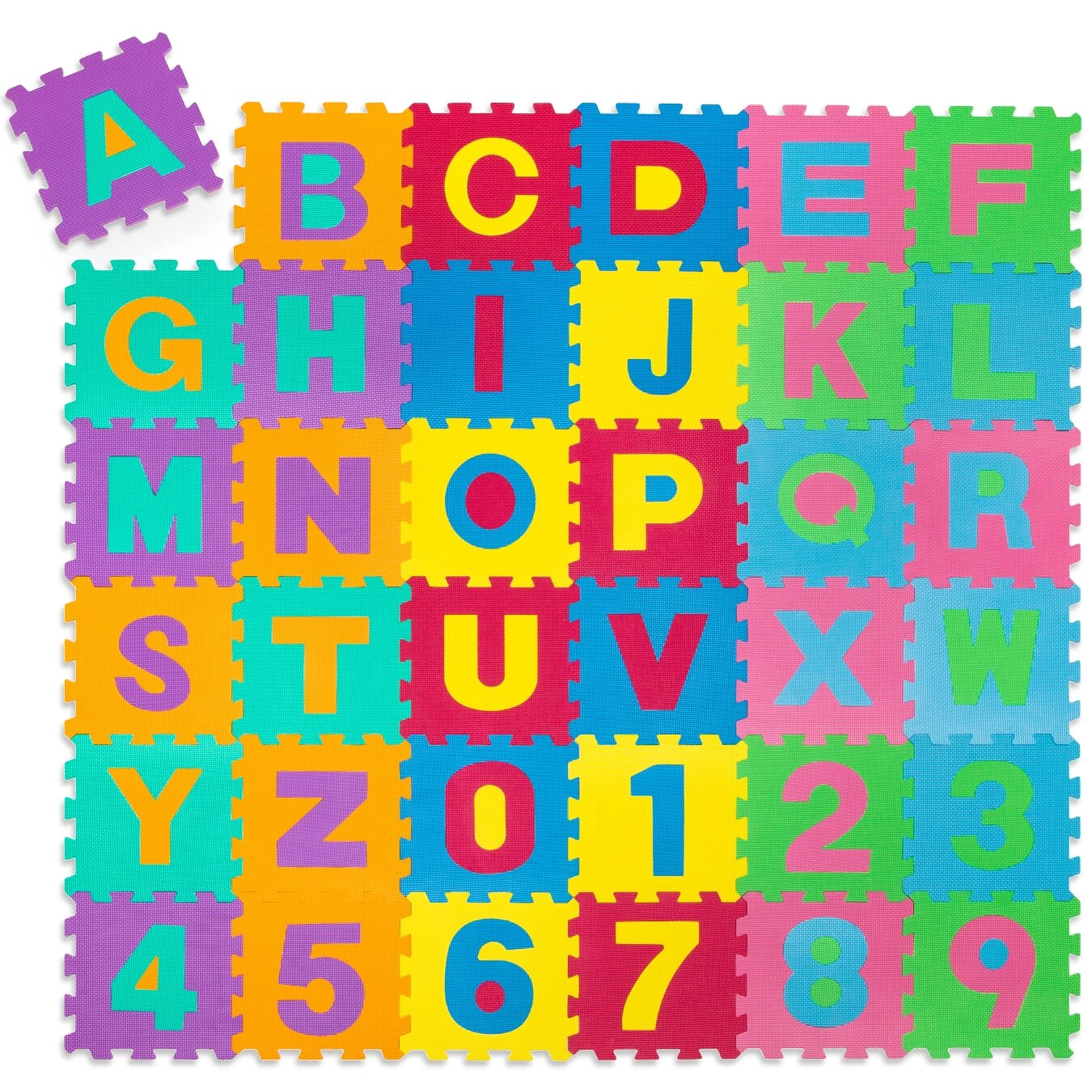 Puzzlematte 86-tlg. - bunt