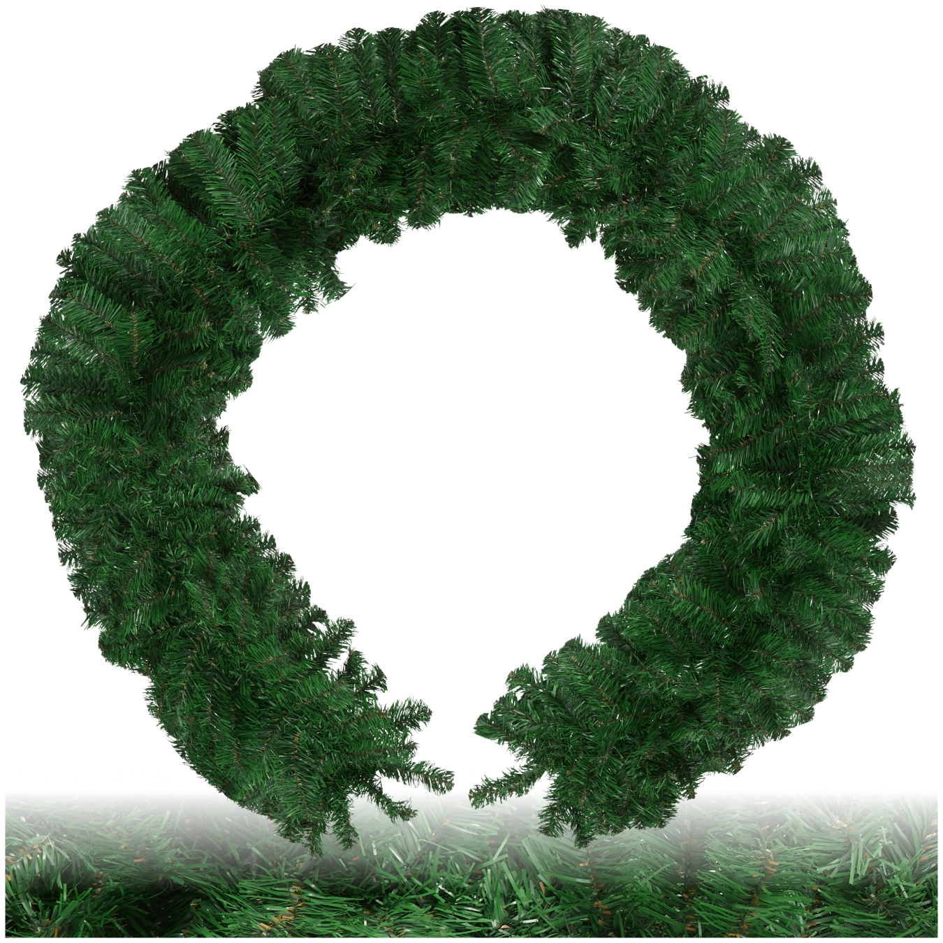Weihnachtsgirlande naturgetreu 2,7m - grün