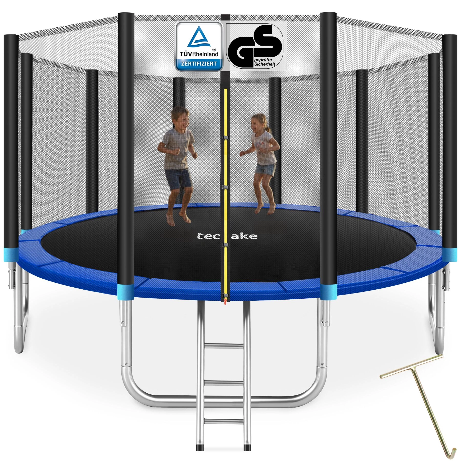 Trampolin Garfunky mit Sicherheitsnetz - 457 cm