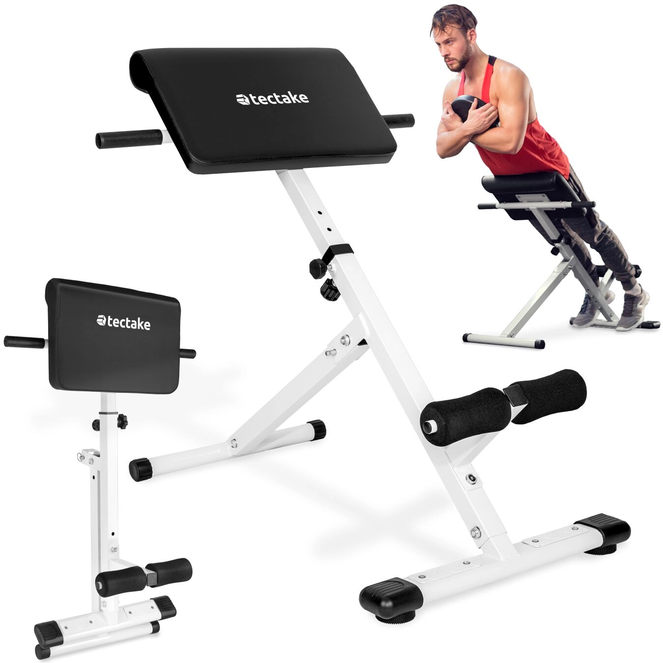 Rücken– und Bauchtrainer - 89 x 69 x 88 cm