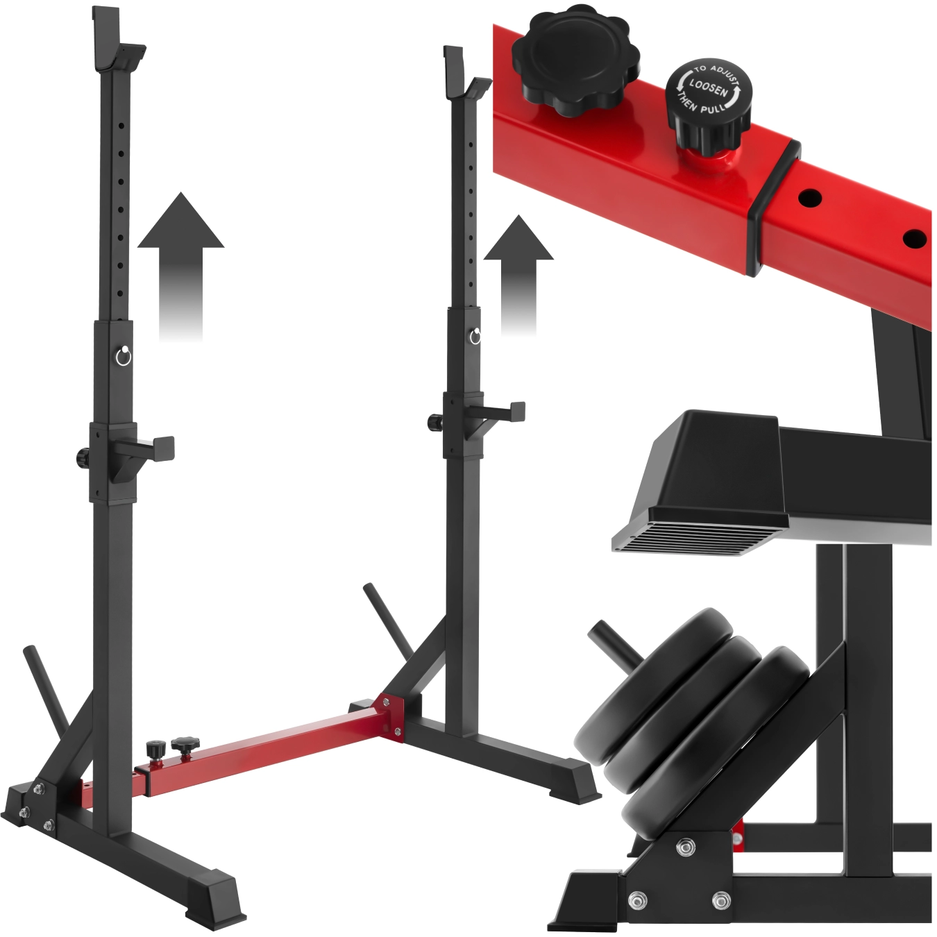 Squat Rack Apollo - schwarz