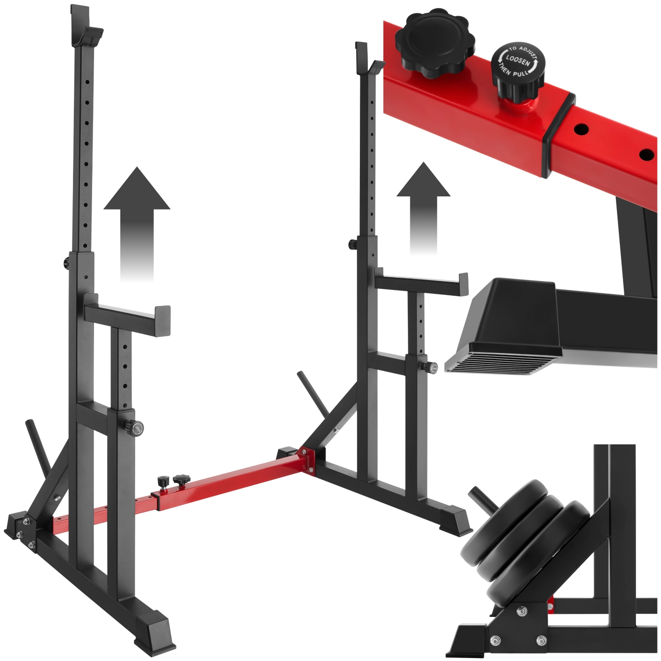 Squat Rack Creed - schwarz
