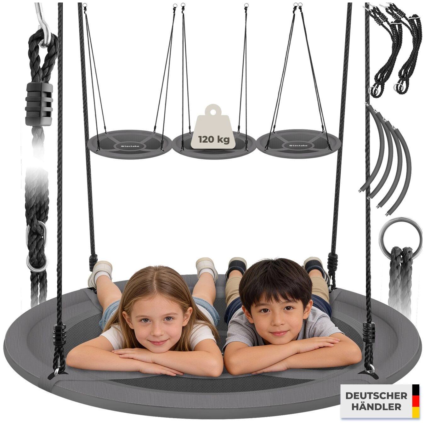 Nestschaukel Swayer, höhenverstellbar, Indoor & Outdoor - Ø 120 cm
