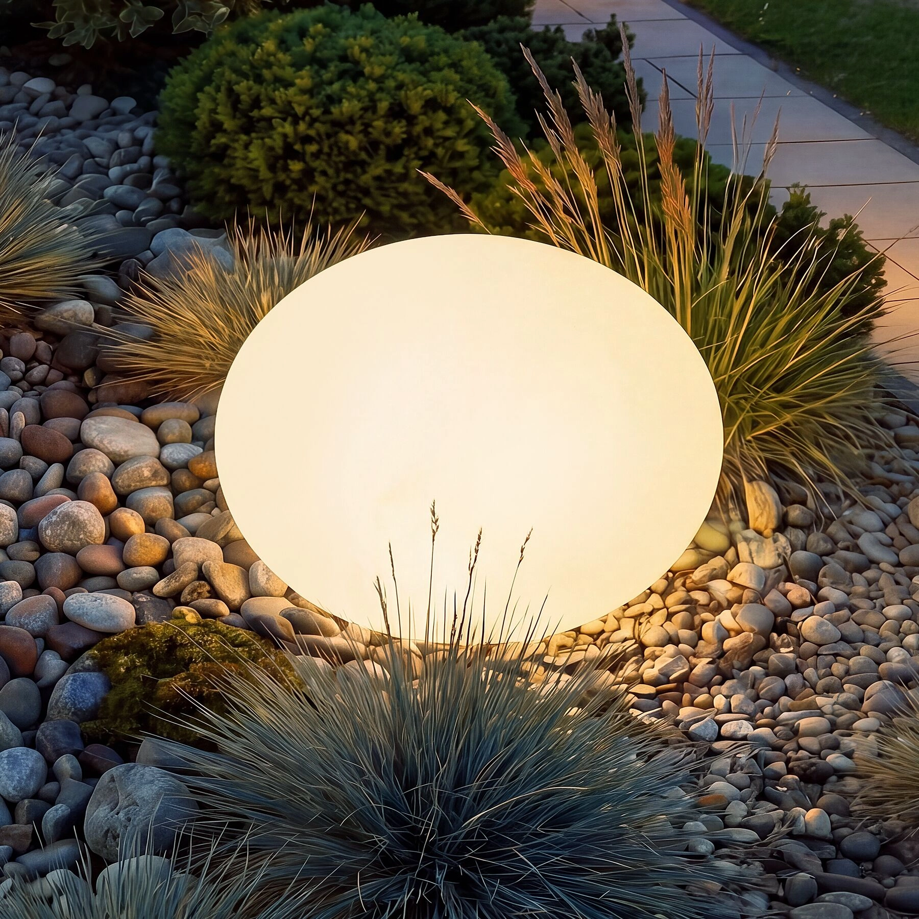 Kugelleuchte Luminous Eye, LED, mit Fernbedienung - L (Ø 35 x 27,5 cm)
