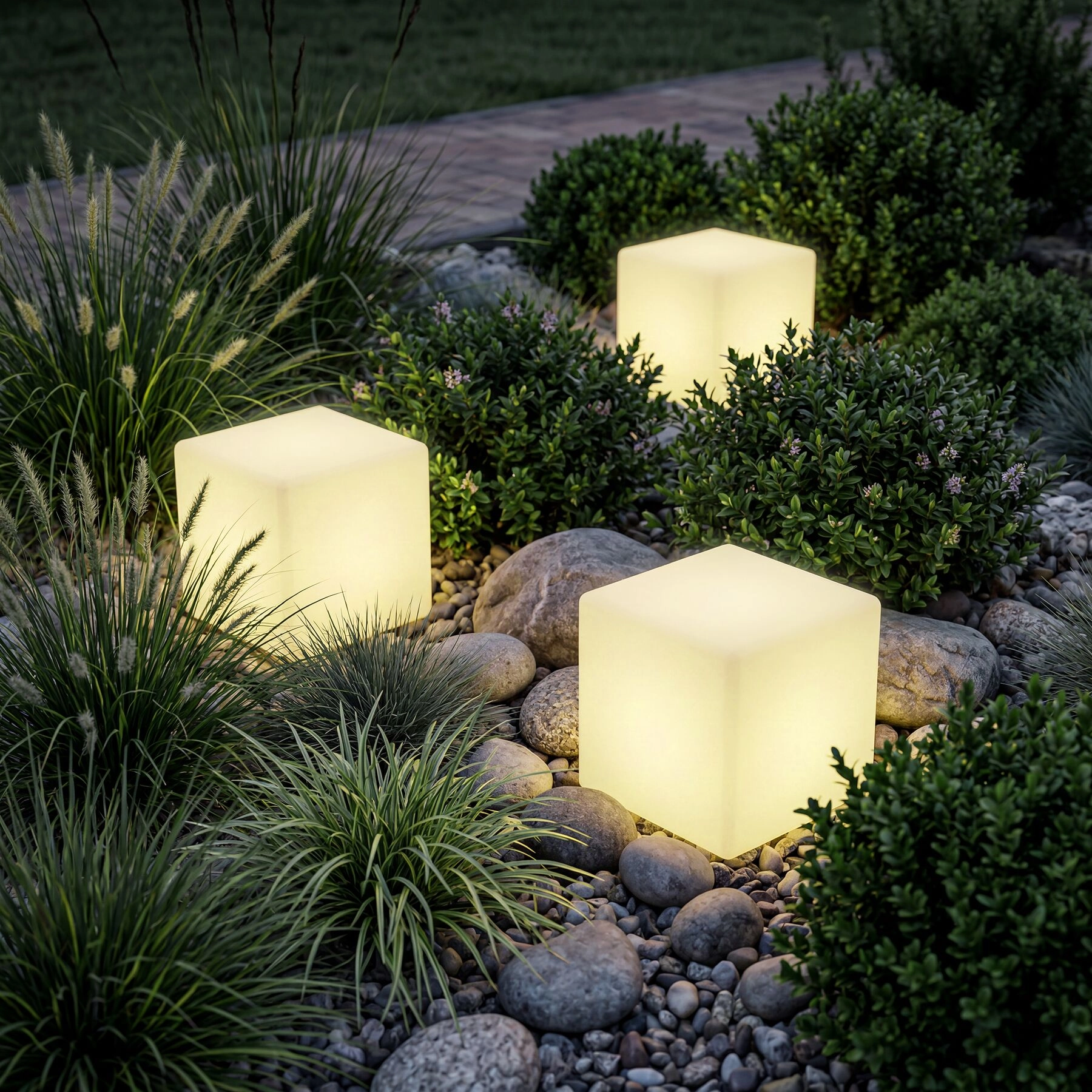 Leuchtwürfel Luminous Cube, LED, mit Fernbedienung - S (35 x 35 x 35 cm)
