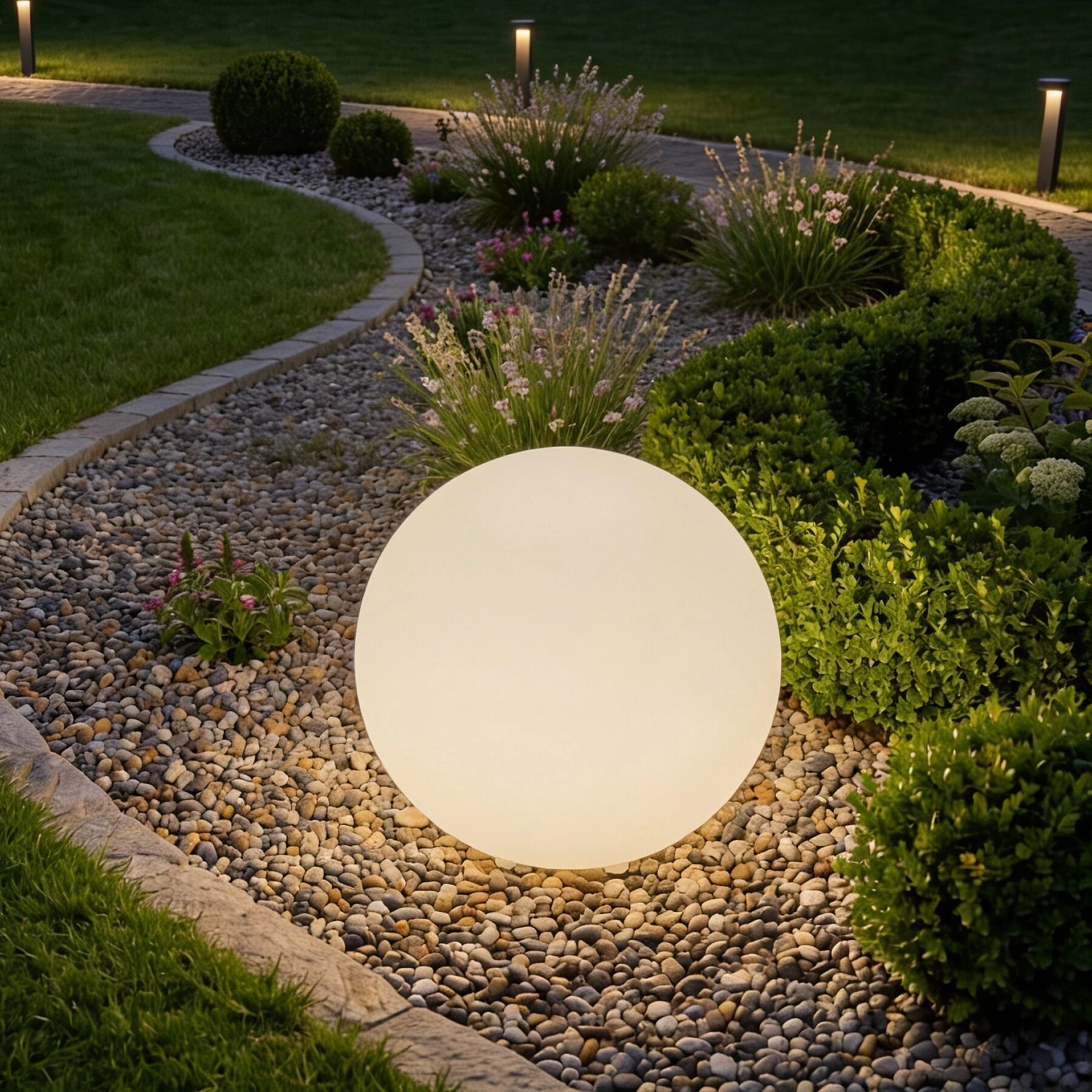 Kugelleuchte Luminous Globe, LED, mit Fernbedienung - S (Ø 30 x 30 cm)