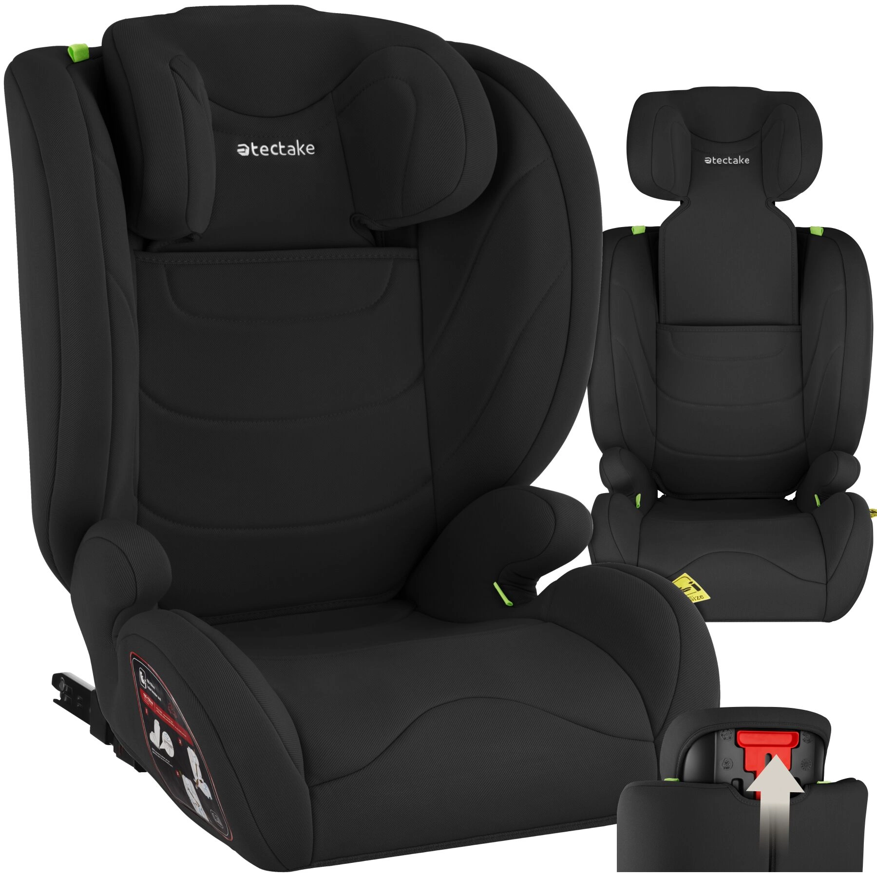 Autositz Levi, i-Size Zulassung, mit ISOFIX - schwarz