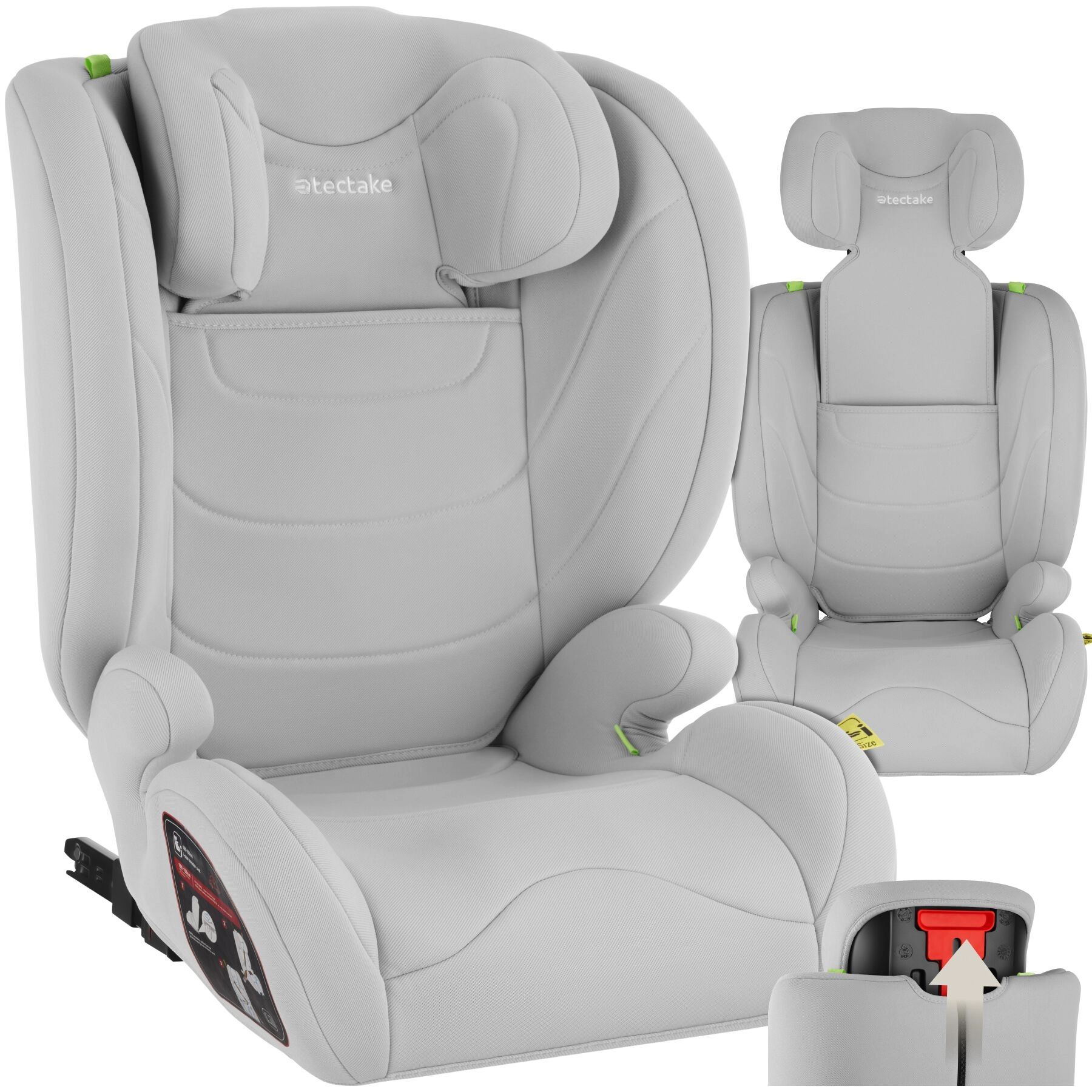 Autositz Levi, i-Size Zulassung, mit ISOFIX - hellgrau