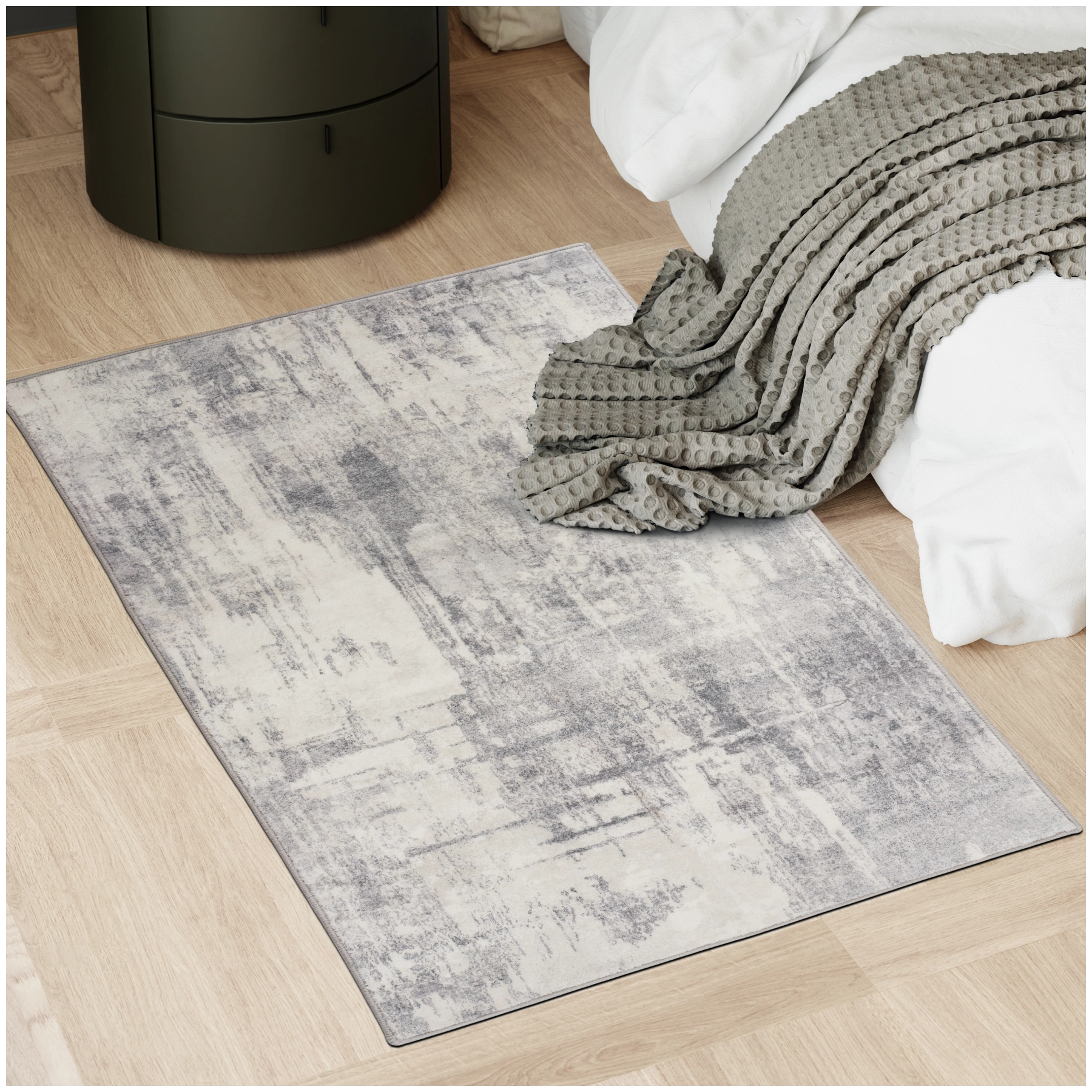 Vintage Designer Teppich Nadira, Kurzflor - 80 x 150 cm