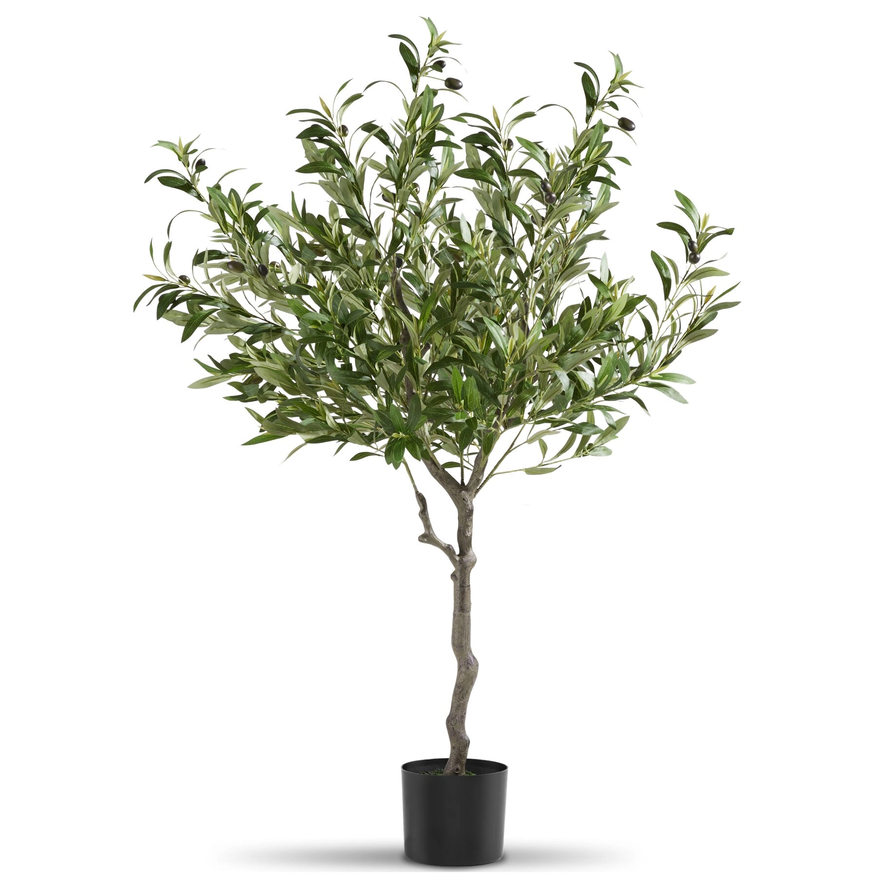 Künstlicher Olivenbaum Oleand, realistische Textur - 120 cm