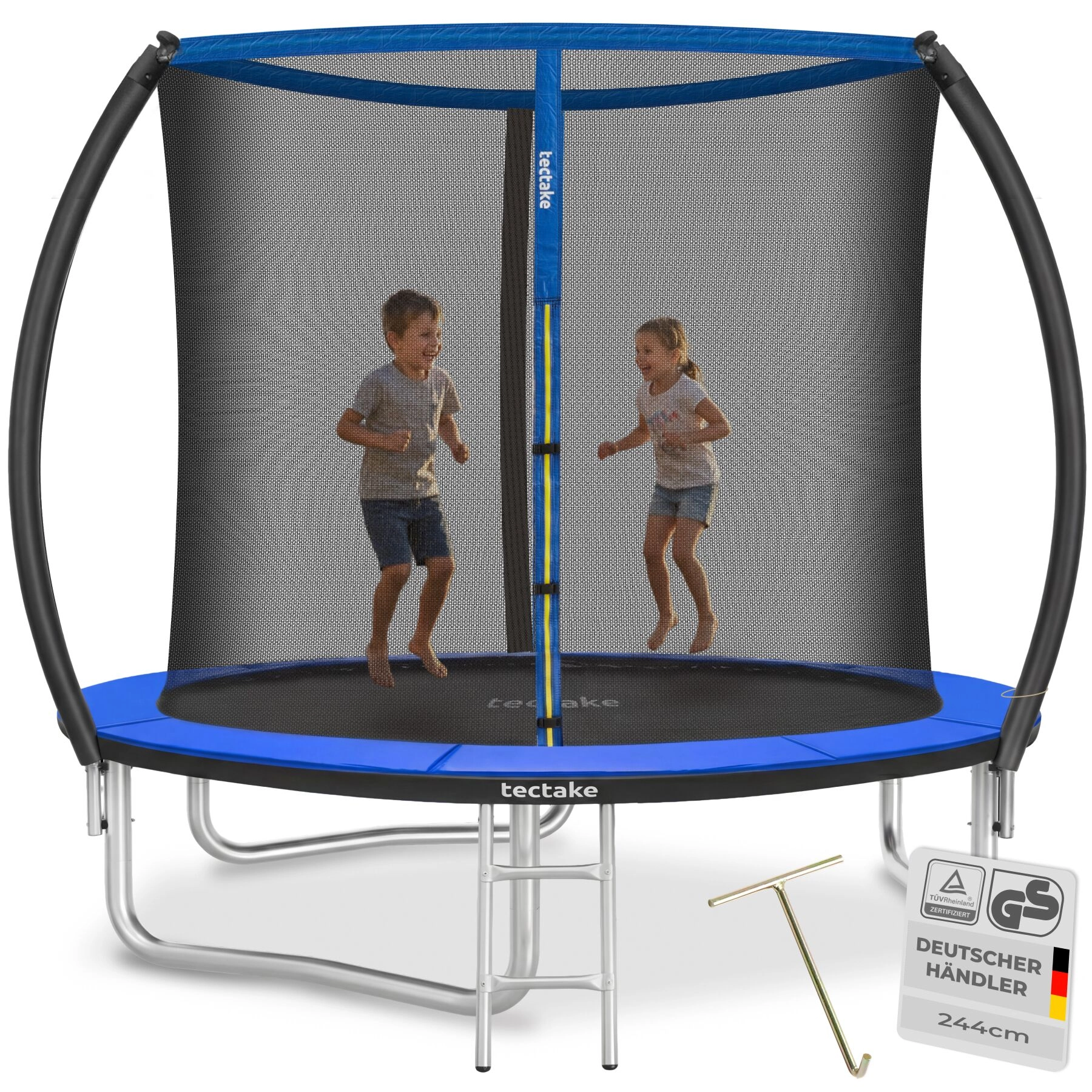 Trampolin Jumpy mit Sicherheitsnetz - 244 cm