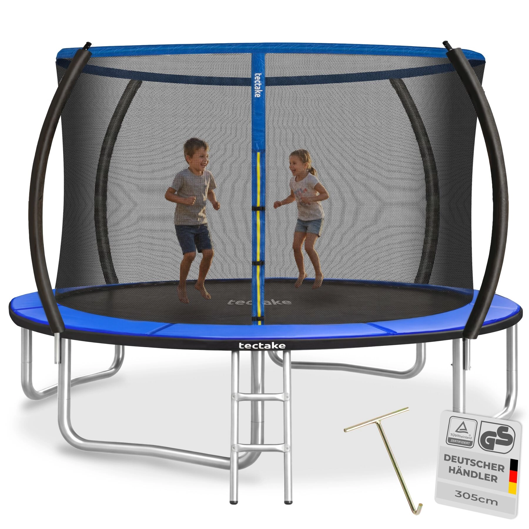 Trampolin Jumpy mit Sicherheitsnetz - 305 cm
