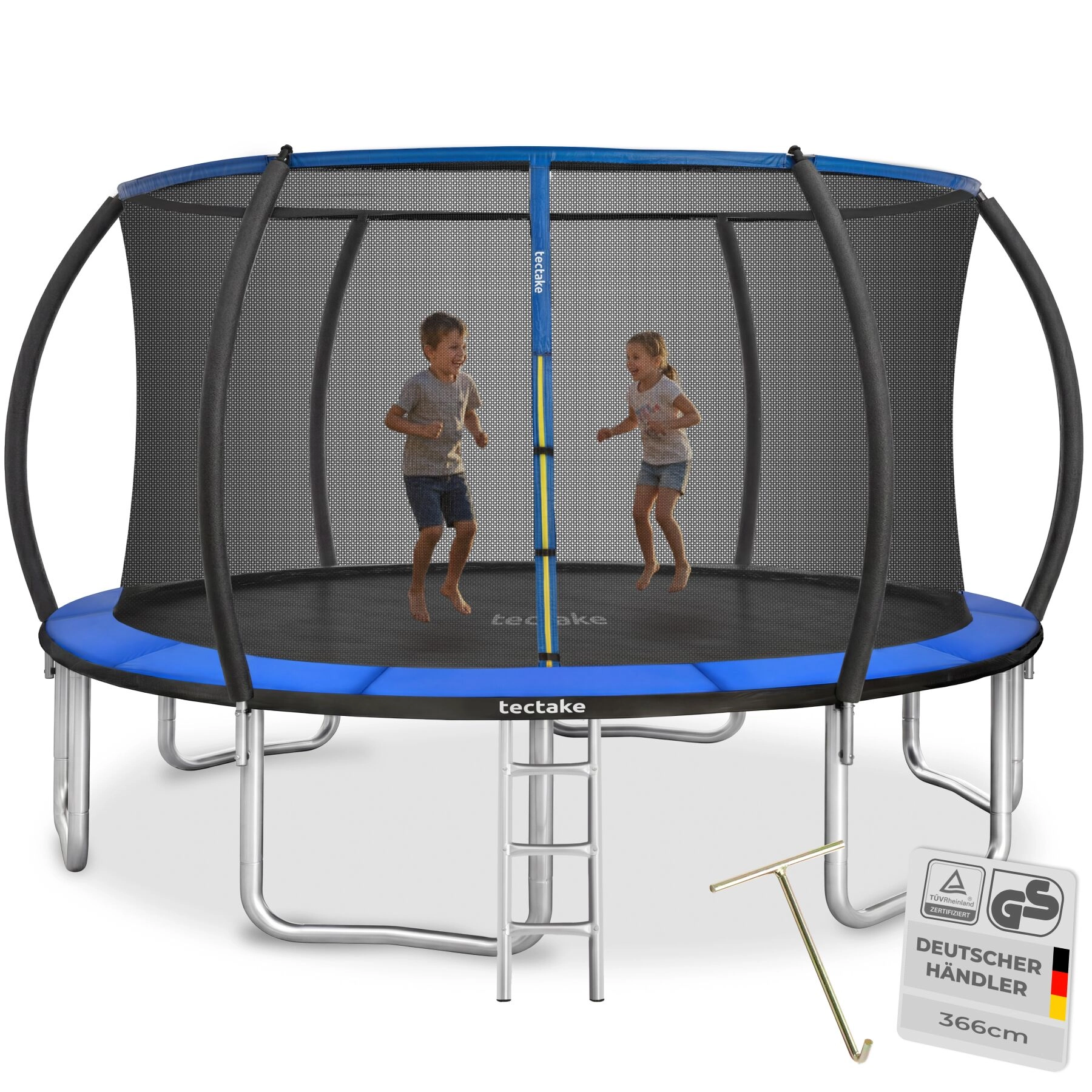 Trampolin Jumpy mit Sicherheitsnetz - 366 cm