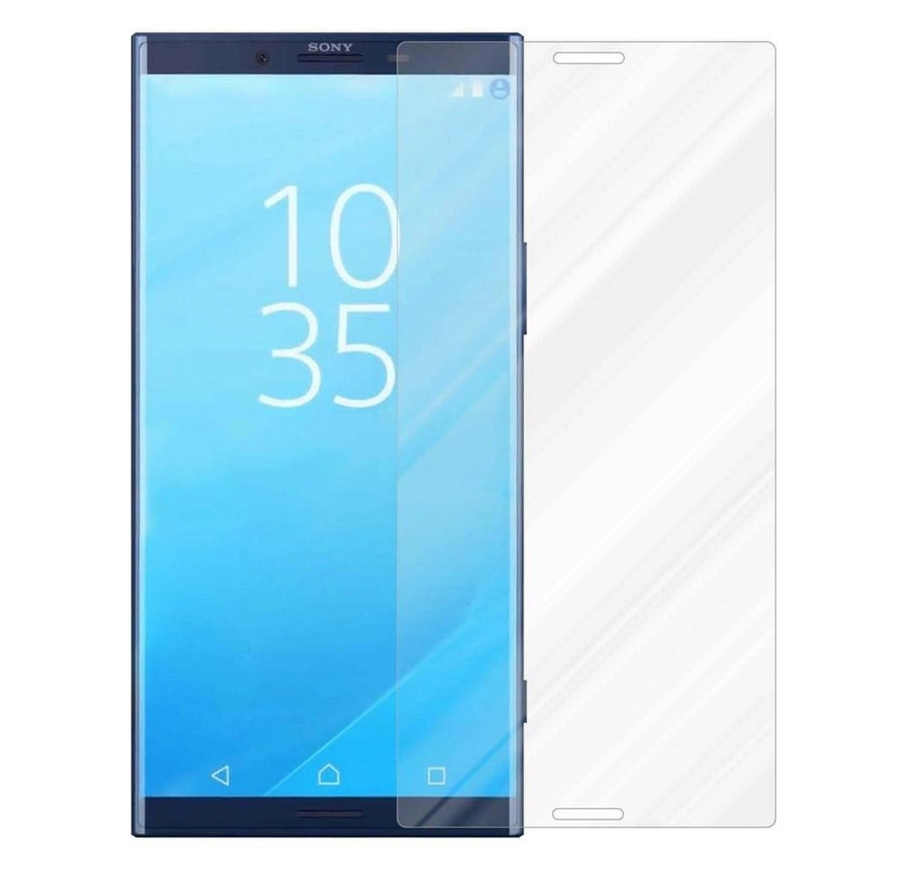Cadorabo Panzer Folie für Sony Xperia XZ PRO Schutzfolie in KRISTALL KLAR Gehärtetes (Tempered) Display-Schutzglas in 9H Härte mit 3D Touch Kompatibilität