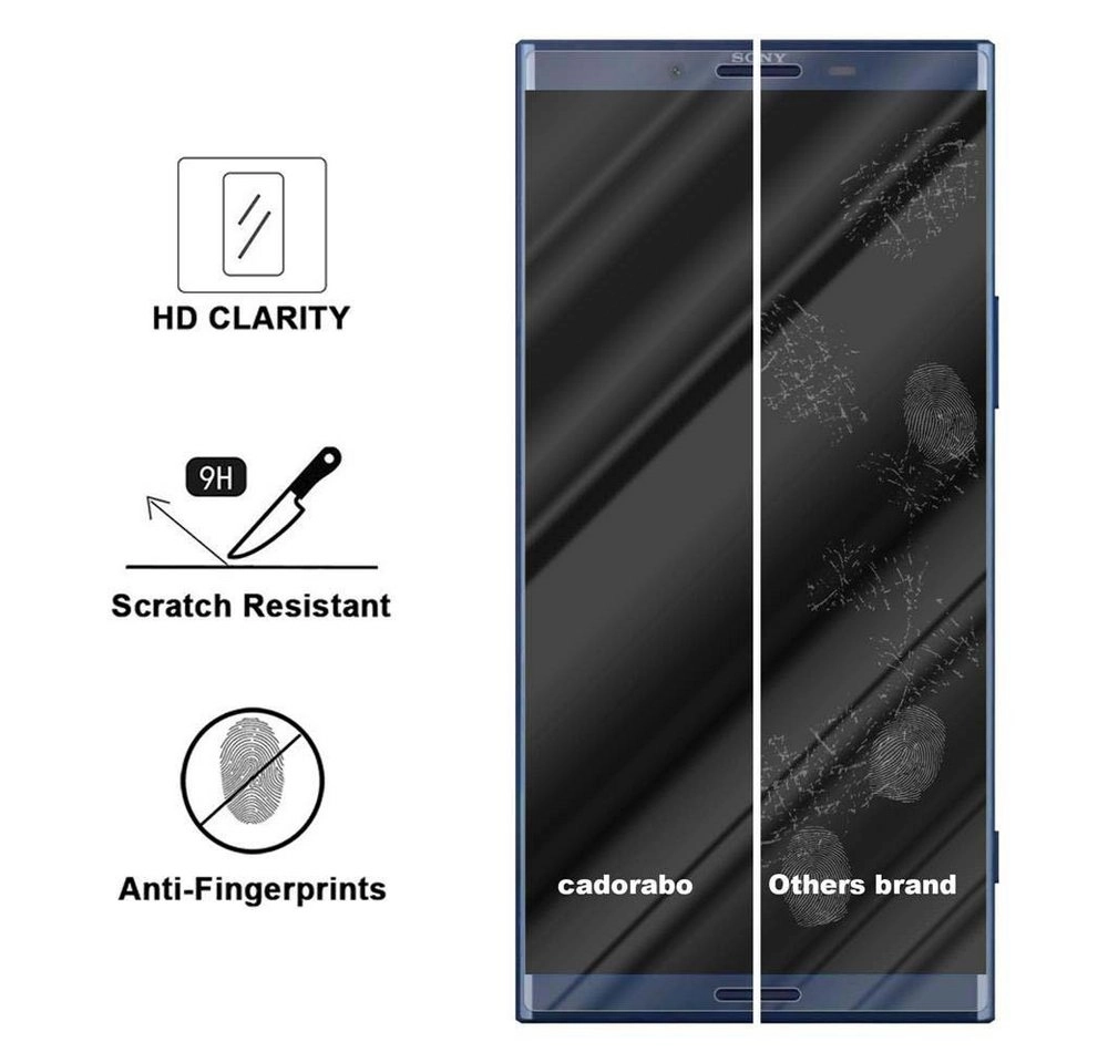 Cadorabo Panzer Folie für Sony Xperia XZ PRO Schutzfolie in KRISTALL KLAR Gehärtetes (Tempered) Display-Schutzglas in 9H Härte mit 3D Touch Kompatibilität