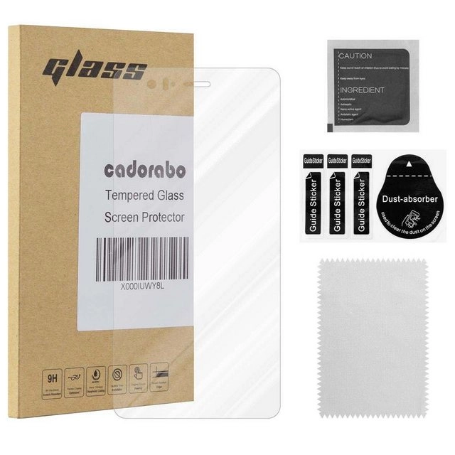 Cadorabo Panzer Folie für BQ Aquaris M5 Schutzfolie in KRISTALL KLAR Gehärtetes (Tempered) Display-Schutzglas in 9H Härte mit 3D Touch Kompatibilität