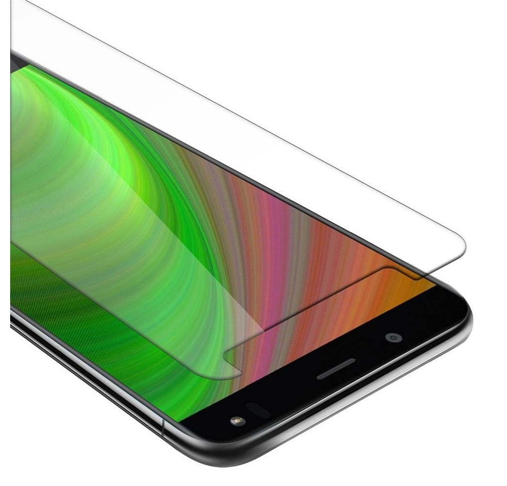 Cadorabo Panzer Folie für BQ Aquaris U2 / U2 LITE Schutzfolie in KRISTALL KLAR Gehärtetes (Tempered) Display-Schutzglas in 9H Härte mit 3D Touch Kompatibilität