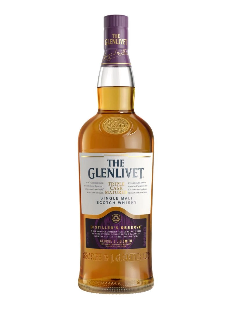 Glenlivet Triple Cask Matured Distillers Reserve Speyside Single Malt Scotch Whisky 40% 1L Geschenkbox