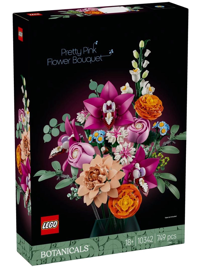 LEGO, Pflanzenmotive, rosa Blumenstrauß