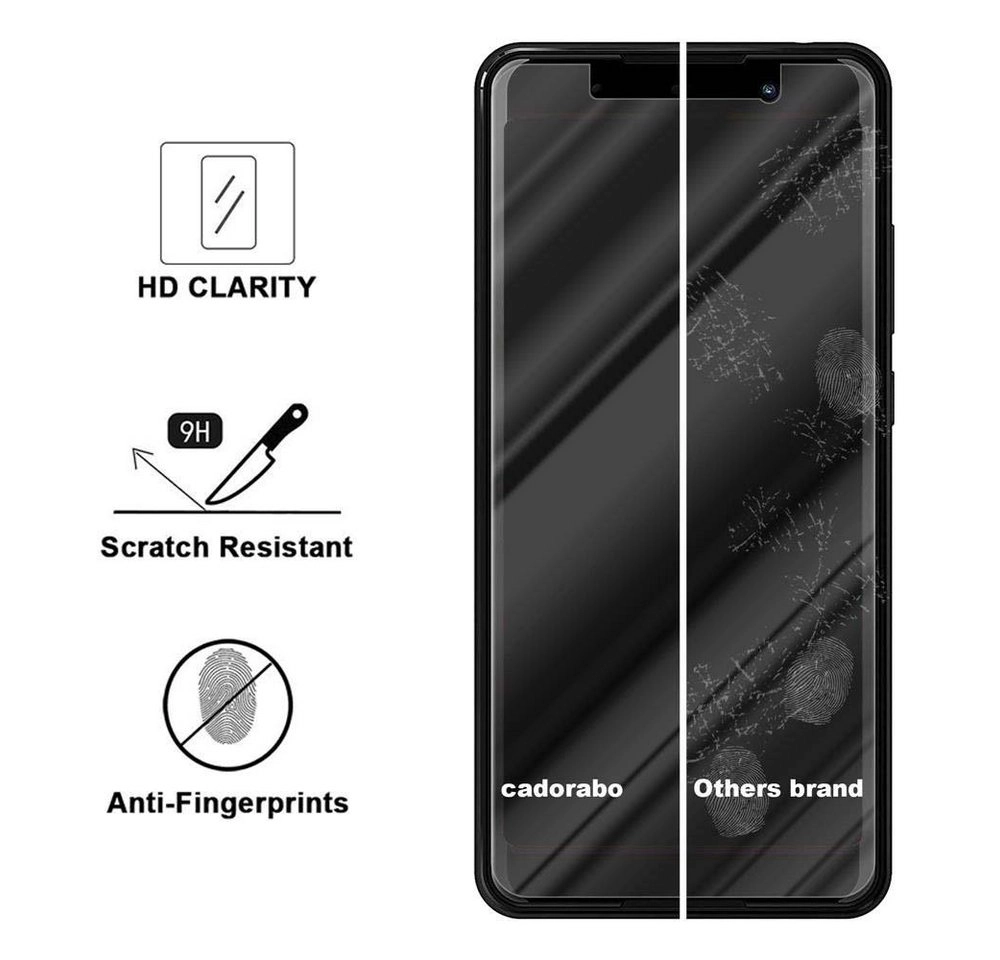 Cadorabo Panzer Folie für WIKO LENNY 5 Schutzfolie in KRISTALL KLAR Gehärtetes (Tempered) Display-Schutzglas in 9H Härte mit 3D Touch Kompatibilität