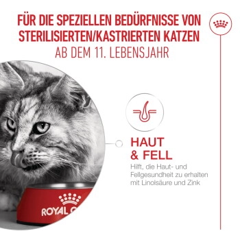 ROYAL CANIN Trockenfutter Katze, Senior, Ageing Sterilised 11+ 400 g