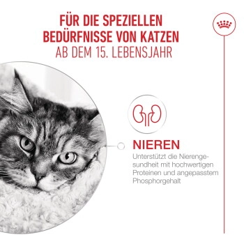 ROYAL CANIN Trockenfutter Katze, Senior, Ageing 15+ 400 g