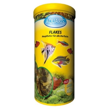 AQUARIS Aquarium Fischfutter - Flakes - 30g / 250ml