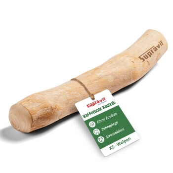 Supravit Kaffeeholz Kauspielzeug für Hunde XS