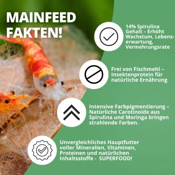 NatureHolic - Mainfeed Garnelenfutter - 30g