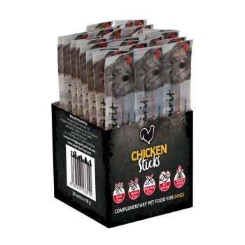 alpha spirit Dog Stick 30er-Box Huhn