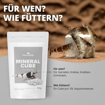 NatureHolic - MineralCube - Pure Mineral - Mineralversorgung für Wirbellose - Garnelen
