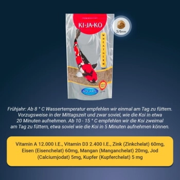 KI-JA-KO Koifischfutter Wheatgerm 500g / 6mm