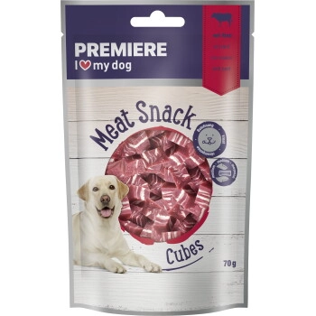 PREMIERE Meat Snack Cubes Rind 8x70 g