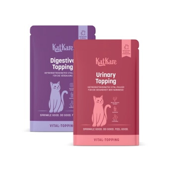 KatKare Vital Toppings Schnupperbox Blase & Verdauung 2x25g