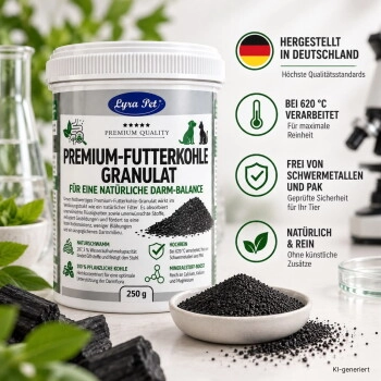 Lyra Pet Premium Futterkohle Granulat 250 g