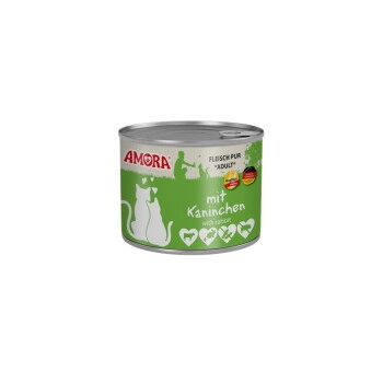 Amora Cat Pur 6x200g Kaninchen