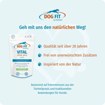DOG FIT by PreThis ® VITAL shine plus (60 Kapseln = 53,0 g) M