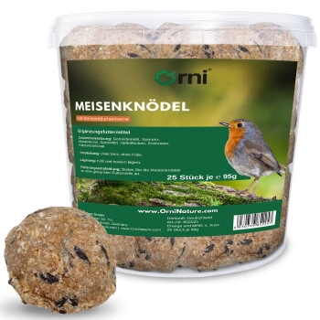 Orni Meisenknödel mit Sonnenblumenkerne im Eimer 2,5kg